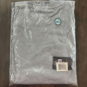 Blue Ice Long Sleeve Thermal Shirt 2XL Heather Grey